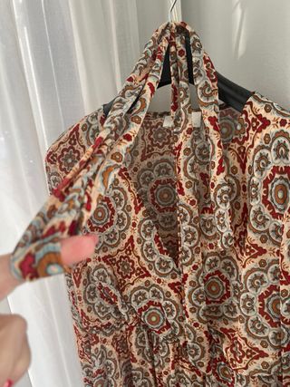 Vestido corto estampado