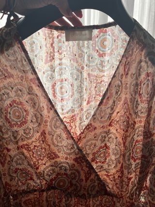 Vestido corto estampado