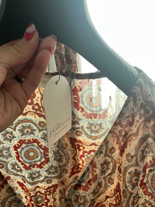 Vestido corto estampado