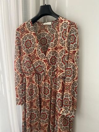 Vestido corto estampado