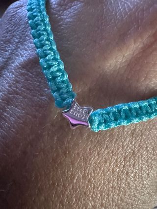 Pulsera Tous Estrella Plata Turquesa