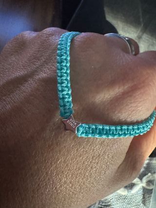 Pulsera Tous Estrella Plata Turquesa