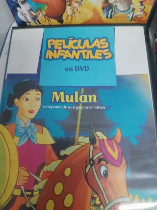 Lote 6 Películas DVD Infantiles (Español)