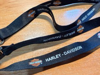 Lanyard Harley Davidson Negro
