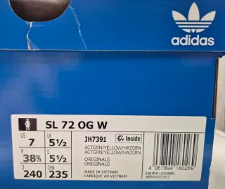 Adidas SL 72 Verde y Amarillo