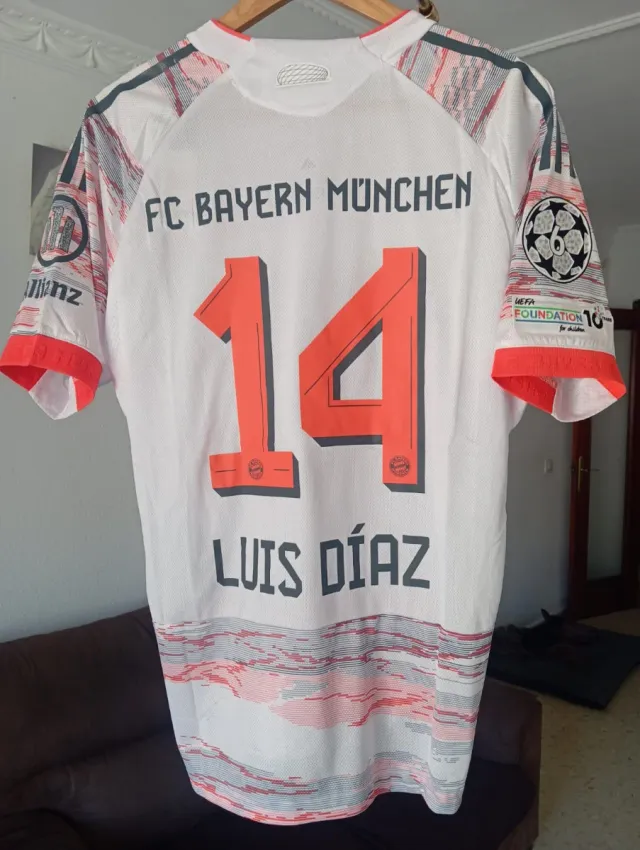 Camiseta FC Bayern Múnich 14 Luis Díaz 25/26