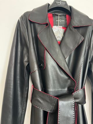 Abrigo Piel Roberto Verino Negro