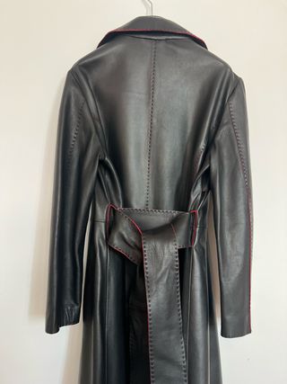 Abrigo Piel Roberto Verino Negro