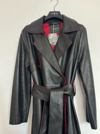 Abrigo Piel Roberto Verino Negro