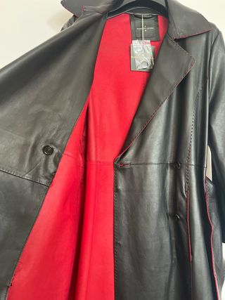 Abrigo Piel Roberto Verino Negro