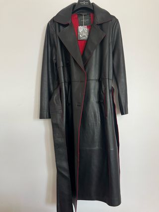 Abrigo Piel Roberto Verino Negro