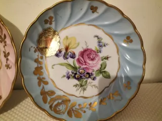 Set 2 Piatti Limoges Fiori