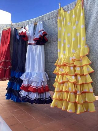 Trajes de flamenca con volantes