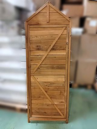 Armario exterior de madera Candy 35×70×177 cm