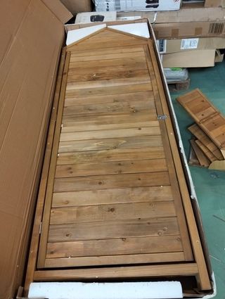 Armario exterior de madera Candy 35×70×177 cm