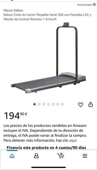 Keboo Cinta de Correr Plegable Serie 300