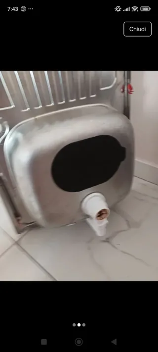 Lavandino cucina in metallo usato ma in buono stat