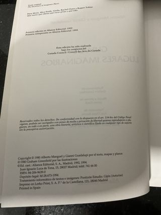 Guía de lugares imaginarios (Spanish Edition)