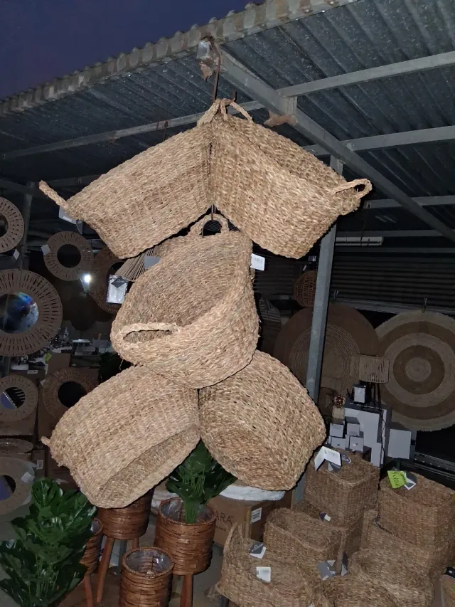 2x15€ cestas esparto