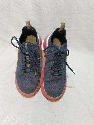 Sneakers Soprani Sport Donna Tg. 37 Blu/Rosa