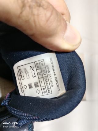 Sneakers Soprani Sport Donna Tg. 37 Blu/Rosa