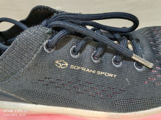 Sneakers Soprani Sport Donna Tg. 37 Blu/Rosa