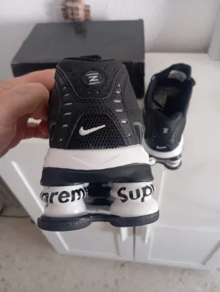 Nike Shox Ride 2 Supreme EUR 42 Black White