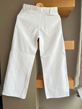 Pantalón Massimo Dutti vaquero crema