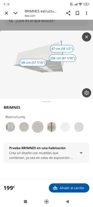 Cama y colchón IKEA