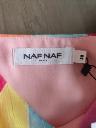 Vestido fiesta largo y estampado