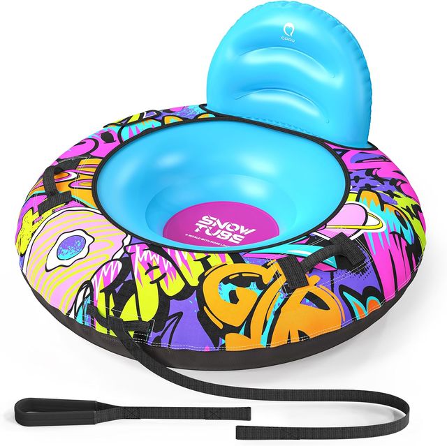 Trineo galleggiante per la neve con schienale