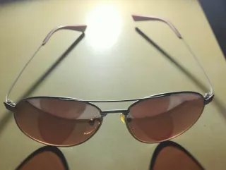 Gafas Police plateadas y marrones POLICE S8953