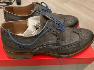 Scarpe eleganti uomo grigie