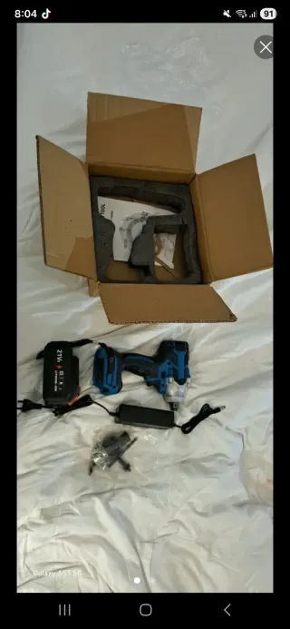 Taladro de impacto y taladro 2 en 1