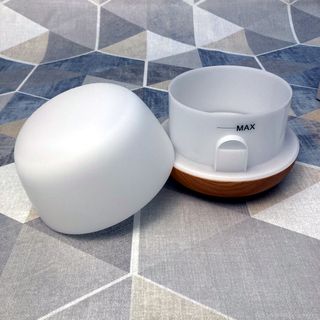 Humidificador Aroma CREATE LED Blanco/Marrón