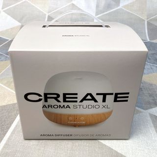 Humidificador Aroma CREATE LED Blanco/Marrón