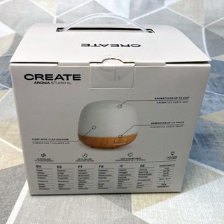 Humidificador Aroma CREATE LED Blanco/Marrón