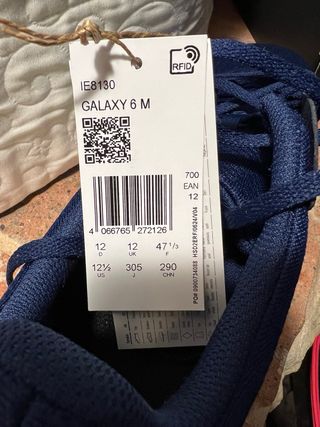 Zapatillas Adidas Galaxy 6 M Azul/Verde T. 47 1/3