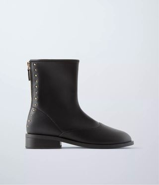 Botines Zara negros con tachuelas