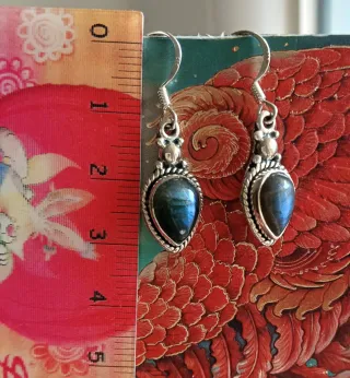 Orecchini Argento 925 e Labradorite