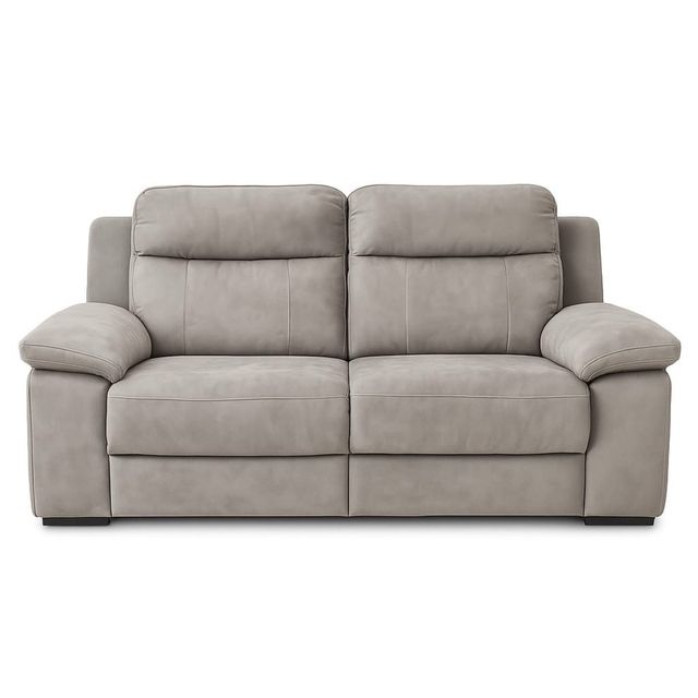 Sofá 3+2 plazas gris tela