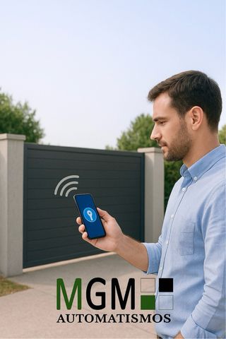 Apertura puerta automática con móvil