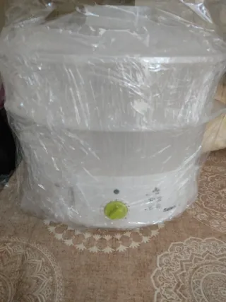 Vaporera de verduras 2 compartimentos