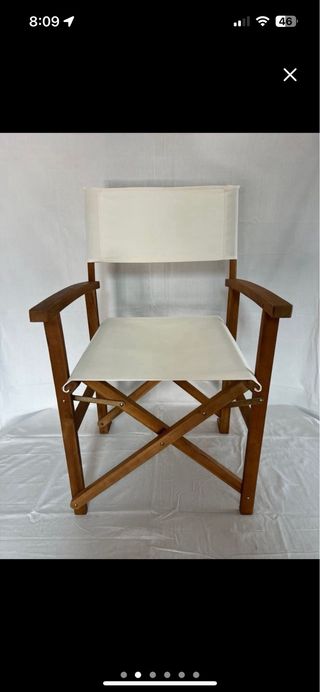 Sedie pieghevoli in legno (2 unità)