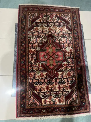 Tappeto Persiano Beige e Rosso