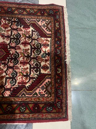 Tappeto Persiano Beige e Rosso