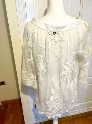 Blusa Twin Set Encaje Floral