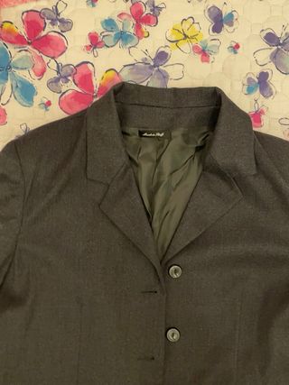 Cappotto Uomo Made in Italy Lana Grigio