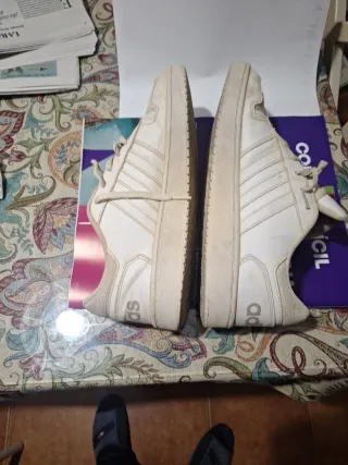 Zapatillas Adidas Talla 46 Beige/Blanco