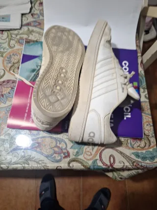 Zapatillas Adidas Talla 46 Beige/Blanco